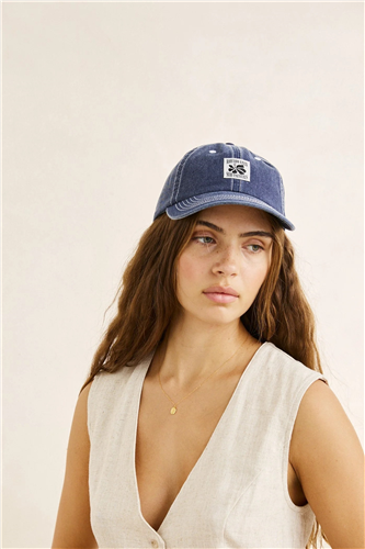 Rhythm BAYSIDE CAP, WASHED DARK BLUE