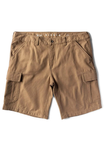 Vissla County Cargo Twill 21" Walkshort, Dark Khaki