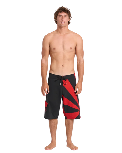 Billabong AI RISING SUN PRO 22" BOARDSHORT, BLACK/RED