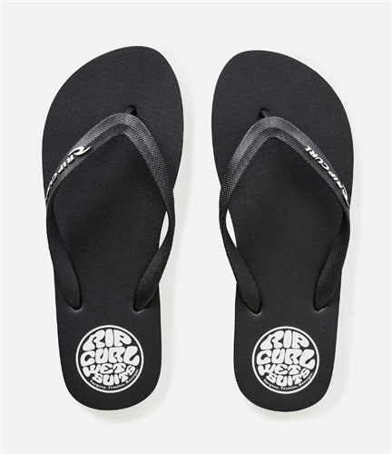 Rip Curl Icons of Surf Bloom Jandal, Black/ White