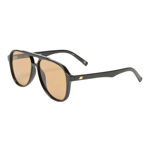 Le Specs TRAGIC MAGIC SUNGLASSES, BLK/TAN TINT