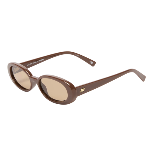 Le Specs OUTTA LOVE SUNGLASSES, COCOA/MOCHA TINT