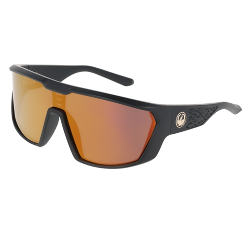 Dragon Alliance CHASM SUNGLASSES, MATT BLK/LL RED ION
