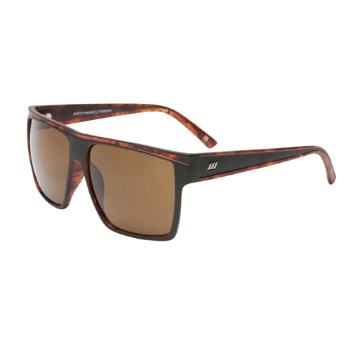 Le Specs DIRTY MAGIC SUNGLASSES, MATTE BLK/ TORT