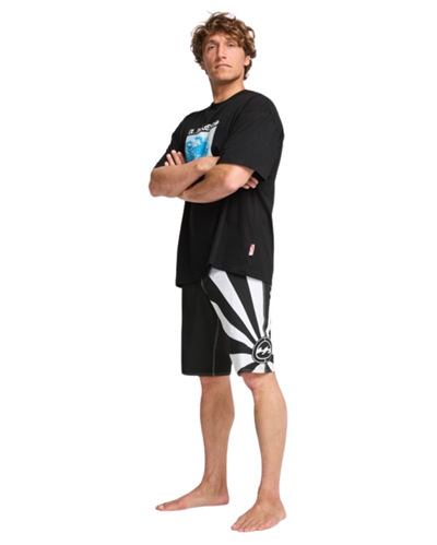 Billabong AI RISING SUN PRO 22" BOARDSHORT, BLACK/WHITE