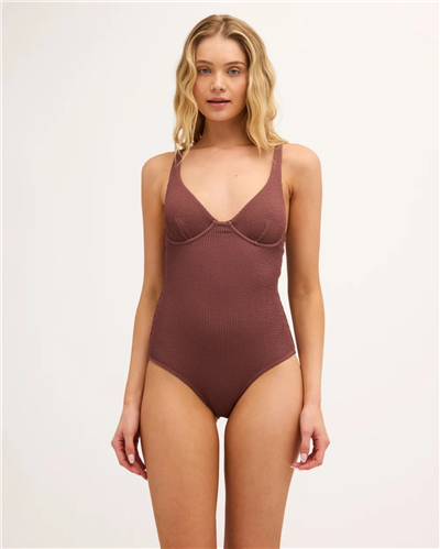 Billabong SUMMER HIGH RUBY ONE PIECE, ESPRESSO