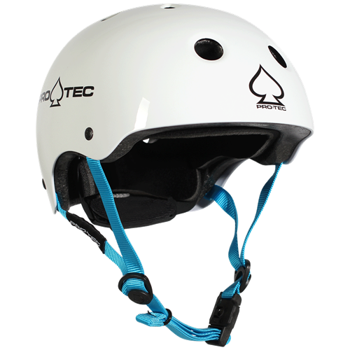 Pro-Tec Junior Kids Classic Fit (Certified) Helmet, Gloss White