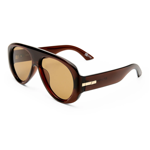 Le Specs DREAM BOAT SUNGLASSES, COCOA/LT BRN MONO