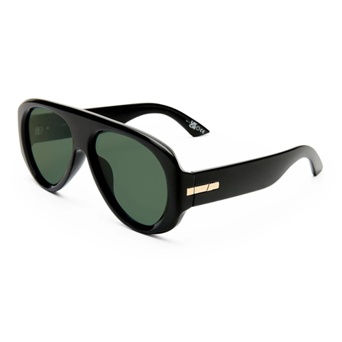 Le Specs DREAM BOAT POLARIZED SUNGLASSES, BLK/KHK MONO