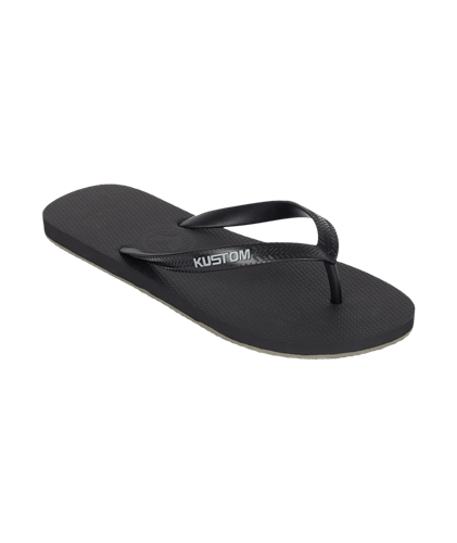 Kustom BLEND BASE Jandals, BLACK GREY