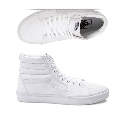 vans sk8 true white