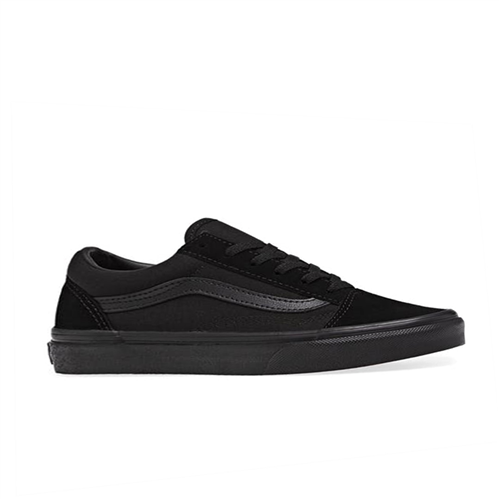 Vans Kids Old Skool Youth Shoe, Black/ Black