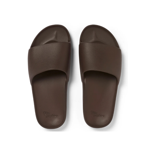 Archies Unisex Arch Support Slide, Brown