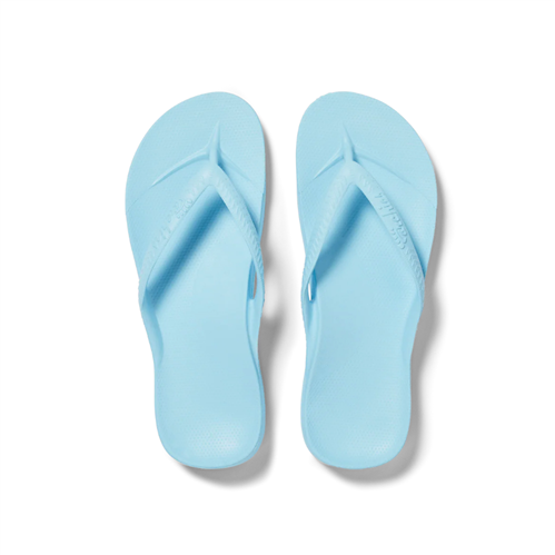 Archies Arch Support Jandals, Sky Blue