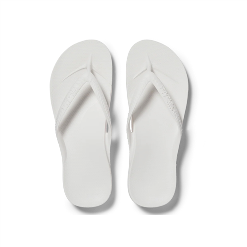 Archies Arch Support Jandals, White