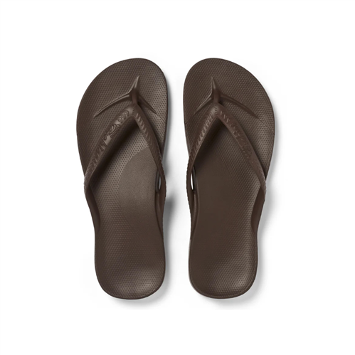 Archies Arch Support Jandals, Brown