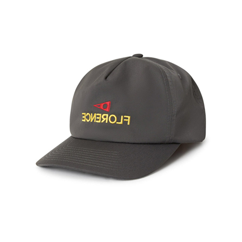 FLORENCE MARINE X Logo Twill Hat, Charcoal