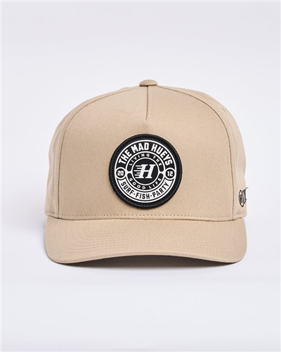 The Mad Hueys HUEYS GOOD LIFE TWILL SNAPBACK CAP, TAN