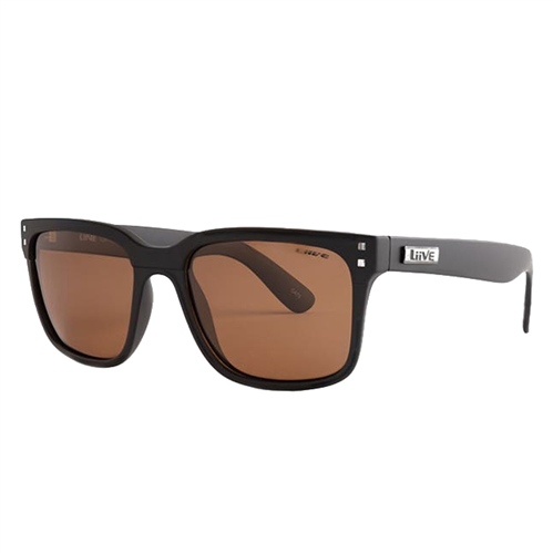 Liive LD POLARIZED SUNGLASSES, MATT BLACK