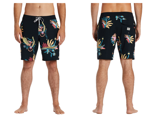 Billabong ZELEDON SUNDAYS LT BOARDSHORT, BLACK