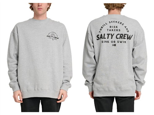 Salty Crew STOKED CREW, GREY MARLE