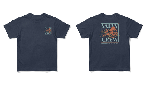 Salty Crew INK SLINGER TODDLER TEE, NAVY