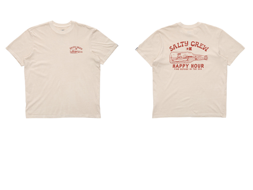 Salty Crew BOTTLE ROCKET PREMIUM SS TEE, PIGMENT SAND