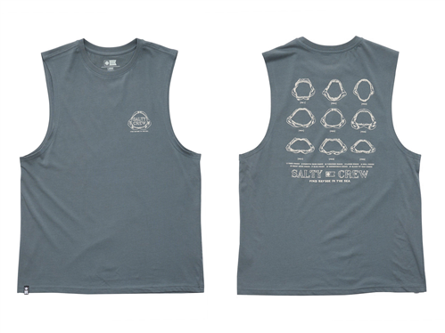 Salty Crew JAWBONE MUSCLE TANK, STORM