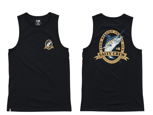 Salty Crew BILL CLUB REGULAR TANK, BLACK