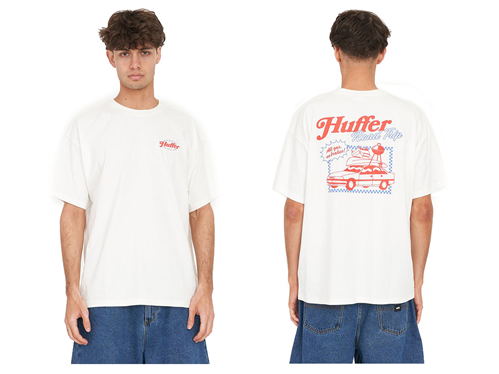 Huffer BLOCK TEE 220/GAS IT, CHALK
