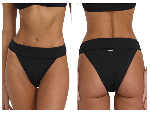 Billabong LAURA TWISTED SUN ARUBA BIKINI BOTTOM, BLK