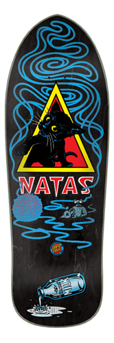 Santa Cruz Skate Natas Kitten Reissue Deck,9.89in x 29.82in