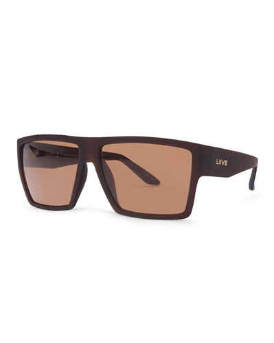 Liive AMP X POLARIZED SUNGLASSES, BEER BROWN