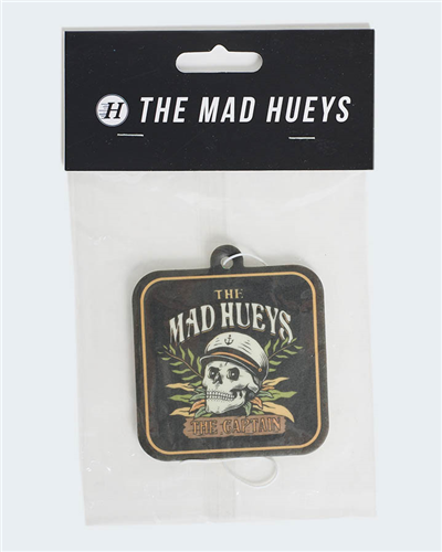 The Mad Hueys SHIPWRECKED CAPTAIN AIR FRESHENER, BLACK