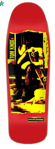 Santa Cruz Skate Knox Punk Reissue Deck,  9.89in x 31.75in