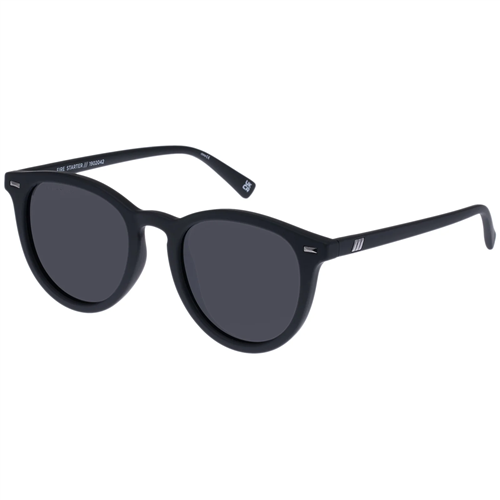 Le Specs FIRE STARTER SUNGLASSES, BLACK RUBBER