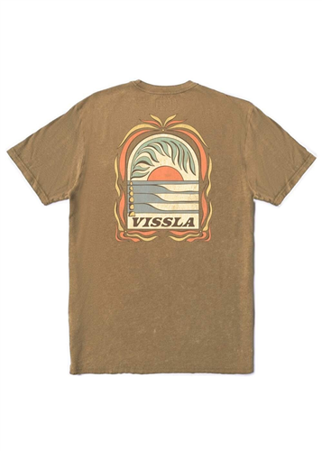 Vissla Canopy Cosmic Wash SS Tee, Chocolate