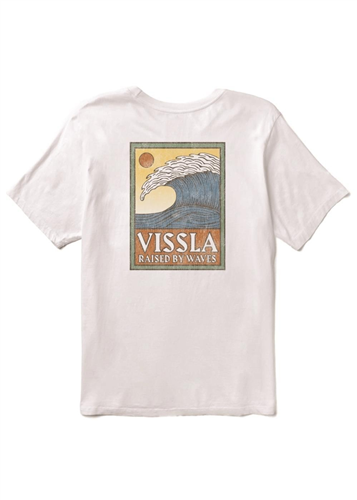 Vissla Peaky Swell Vintage SS Tee, White