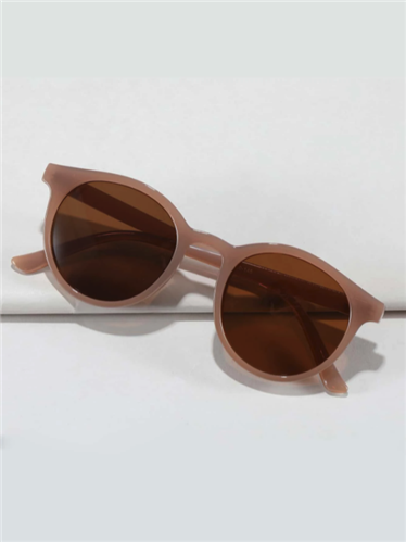 Blank Collective Rround Frame Sunglasses, BrownLens/ Brown