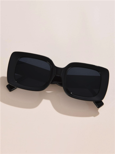 Blank Collective Square Frame Sunglasses, BlackLens/ Black