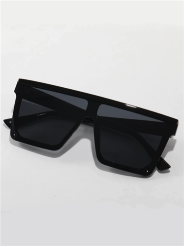 Blank Collective Flat Top Sunglasses, BlackLens/ Dark Grey
