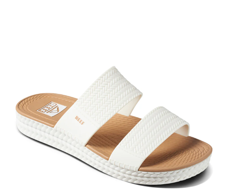 Reef WATER VISTA SLIDE, WHITE/TAN