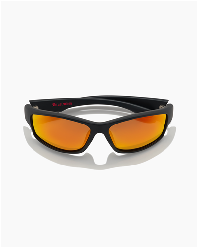 Ritual Vision TEENAGE ZERO SUNGLASSES, MATTE BLACK / REFLECT ORNG