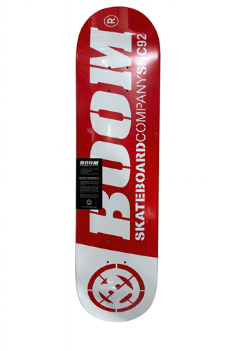 BOOM Team Logo Red, Size 8.0 incl Grip