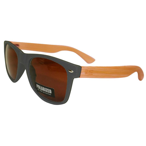 Moana Rd Sunnies, Grey Plain Arms Brown Lens