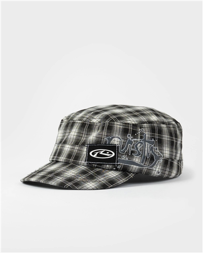 Rusty SCREWDRIVER CASTRO CAP, BLK CHECK