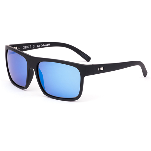 OTIS After Dark Polarized Sunglasses, Matte Black/ L.I.T Polar Mirror Blue