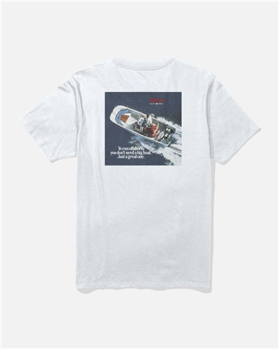Salty Crew Whaler Offshore Ss Tee, White