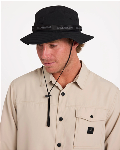 Billabong STRIKE MISSION BOONIE HAT, BLACK