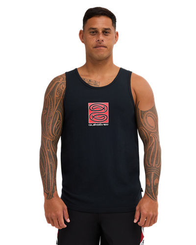 Quiksilver TUNA-HEKE TANK, BLACK